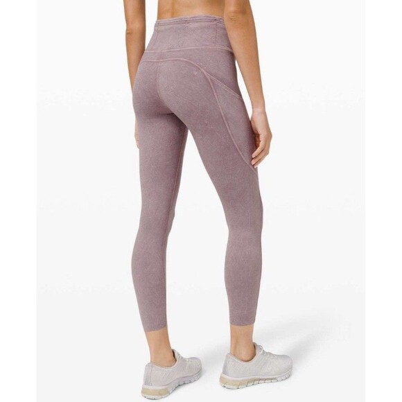 Lululemon Size 6 Fast and Free Legging Tight II Ice Wash Violet Verbena W5CTRS